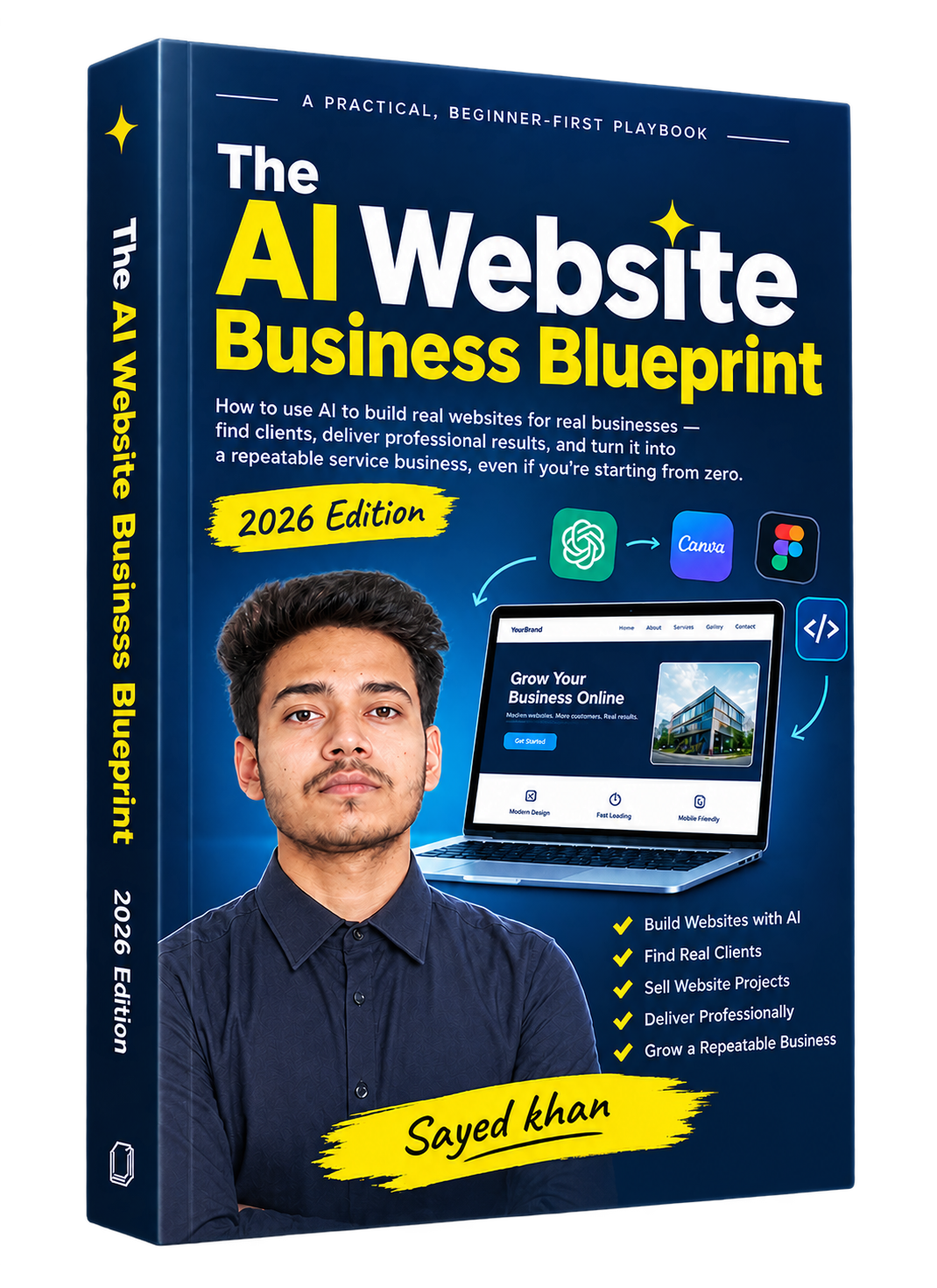 The AI Website Business Blueprint 2026 Edition eBook cover